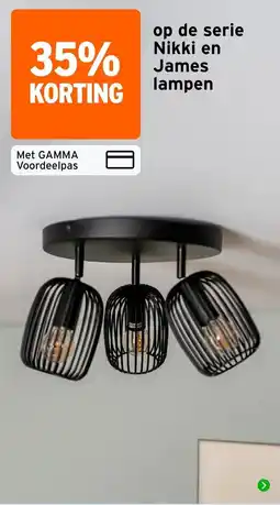 GAMMA Gamma nikki en james lampen aanbieding