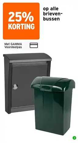 GAMMA gamma brievenbussen aanbieding