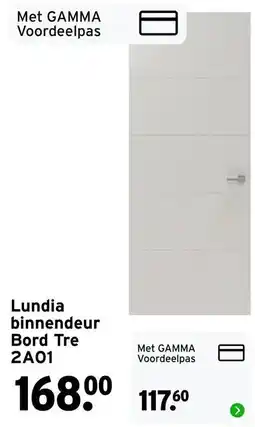 GAMMA Lundia binnendeur Bord Tre 2A01 aanbieding