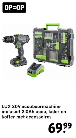 GAMMA LUX 20V accuboormachine aanbieding