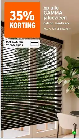GAMMA gamma jaloezieën aanbieding