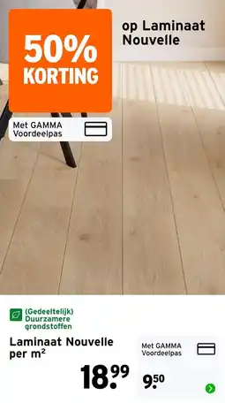 GAMMA Laminaat Nouvelle aanbieding