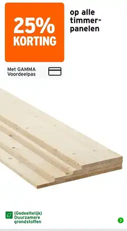 GAMMA gamma timmerpanelen aanbieding