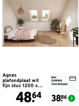 GAMMA Agnes plafondplaat wit aanbieding