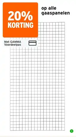GAMMA gamma gaaspanelen aanbieding