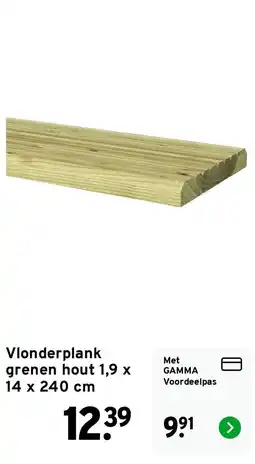 GAMMA Vlonderplank grenen hout aanbieding
