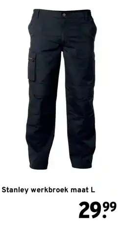 GAMMA Stanley werkbroek aanbieding