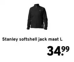 GAMMA Stanley softshell jack aanbieding