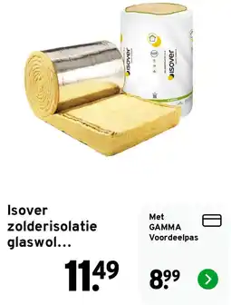 GAMMA Isover zolderisolatie glaswol... aanbieding