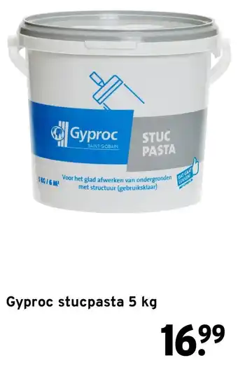 GAMMA Gyproc stucpasta aanbieding