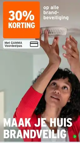 GAMMA brand-beveiliging aanbieding