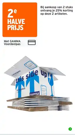 GAMMA gamma verhuisdoos aanbieding