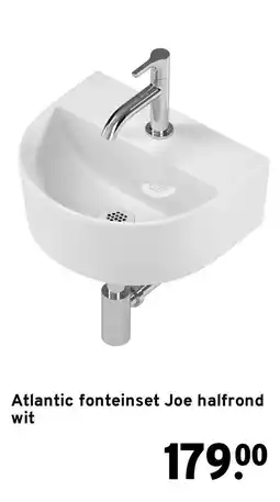 GAMMA Atlantic fonteinset Joe halffrond wit aanbieding