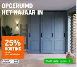 GAMMA Gamma maatwerk kasten aanbieding