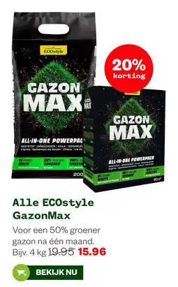 Welkoop ECOstyle GazonMax aanbieding
