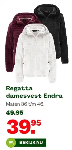 Welkoop Regatta damesvest Endra aanbieding