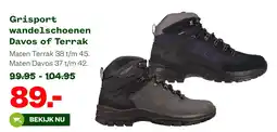 Welkoop Grisport wandelschoenen Davos of Terrak aanbieding
