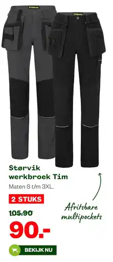 Welkoop Størvik werkbroek Tim aanbieding