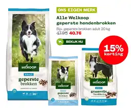 Welkoop Welkoop geperste hondenbrokken aanbieding