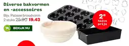 Welkoop Diverse bakvormen en -accessoires aanbieding