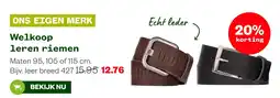 Welkoop Welkoop leren riemen aanbieding