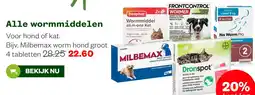 Welkoop milbemax wormmiddel hond aanbieding