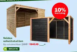 Welkoop Voldux schuilstallen aanbieding