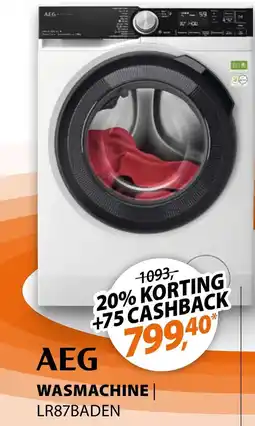 Expert AEG WASMACHINE | LR87BADEN aanbieding