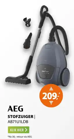 Expert AEG STOFZUIGER | AB71U1LDB aanbieding