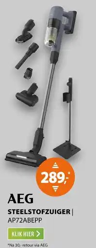 Expert AEG STEELSTOFZUIGER | AP72ABEPP aanbieding