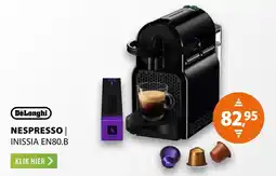 Expert DeLonghi Nespresso Inissia EN80.B aanbieding