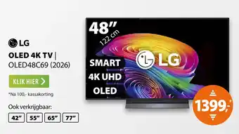 LG OLED 4K TV | OLED48C69 (2026)