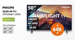 Expert Philips QLED 4K TV | 50PQS8601 (2026) aanbieding