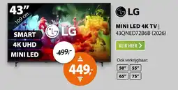 Expert LG MINI LED 4K TV | 43QNED72B6B (2026) aanbieding