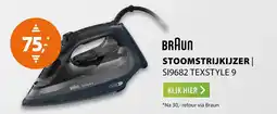 Expert Braun stoomstrijkijzer SI9682 TexStyle 9 aanbieding