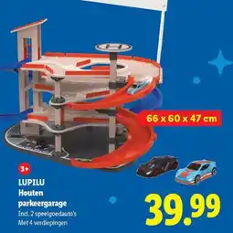 Lidl Lupilu Houten parkeergarage aanbieding