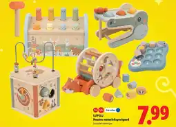 Lidl Lupilu Houten motoriekspeelgoed aanbieding