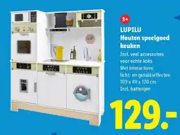 Lidl Lupilu Houten speelgoed keuken aanbieding