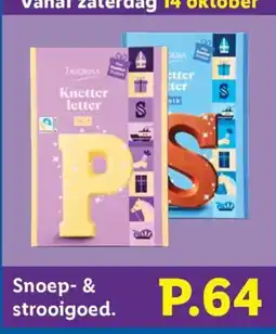 Lidl Favorina Knetter letter aanbieding