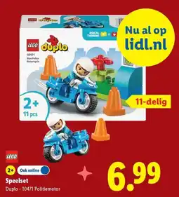 Lidl LEGO Duplo - 10471 Politiemotor aanbieding