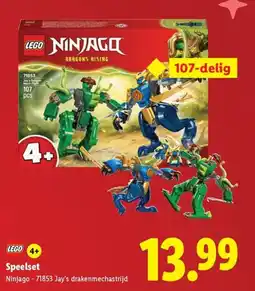 Lidl LEGO Ninjago - 71853 Jay's drakenmechastrijd aanbieding