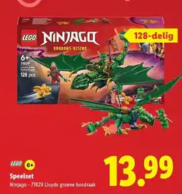 Lidl Ninjago - 71829 Lloyds groene bosdraak aanbieding