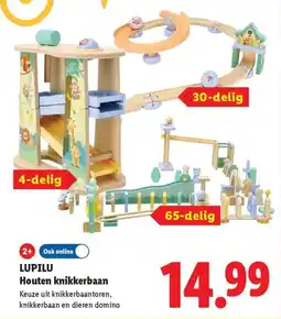 Lidl Lupilu Houten knikkerbaan aanbieding