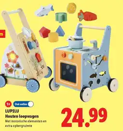 Lidl Lupilu Houten loopwagen aanbieding
