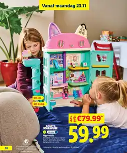 Lidl Gabby's Dollhouse Poppenhuis aanbieding