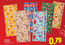 Lidl Crelando Inpakpapier aanbieding