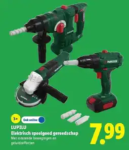 Lidl Lupilu Elektrisch speelgoed gereedschap aanbieding