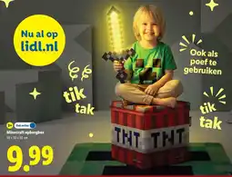 Lidl Minecraft opbergbox aanbieding