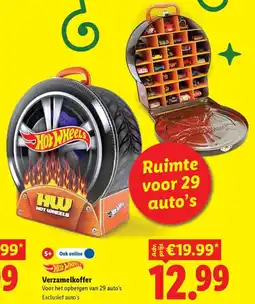 Lidl Hot Wheels Verzamelkoffer aanbieding