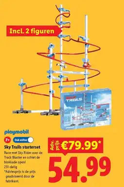 Lidl Playmobil Sky Trails starterset aanbieding